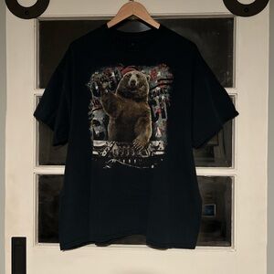 Audio Council Jamming Bear DJ T-shirt Size 2XL